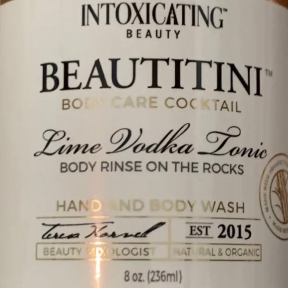 INTOXICATING BEAUTY BEAUTITINI Lime Vodka Tonic HAND AND BODY WASH 8 oz NEW/SEAL - Picture 2 of 3